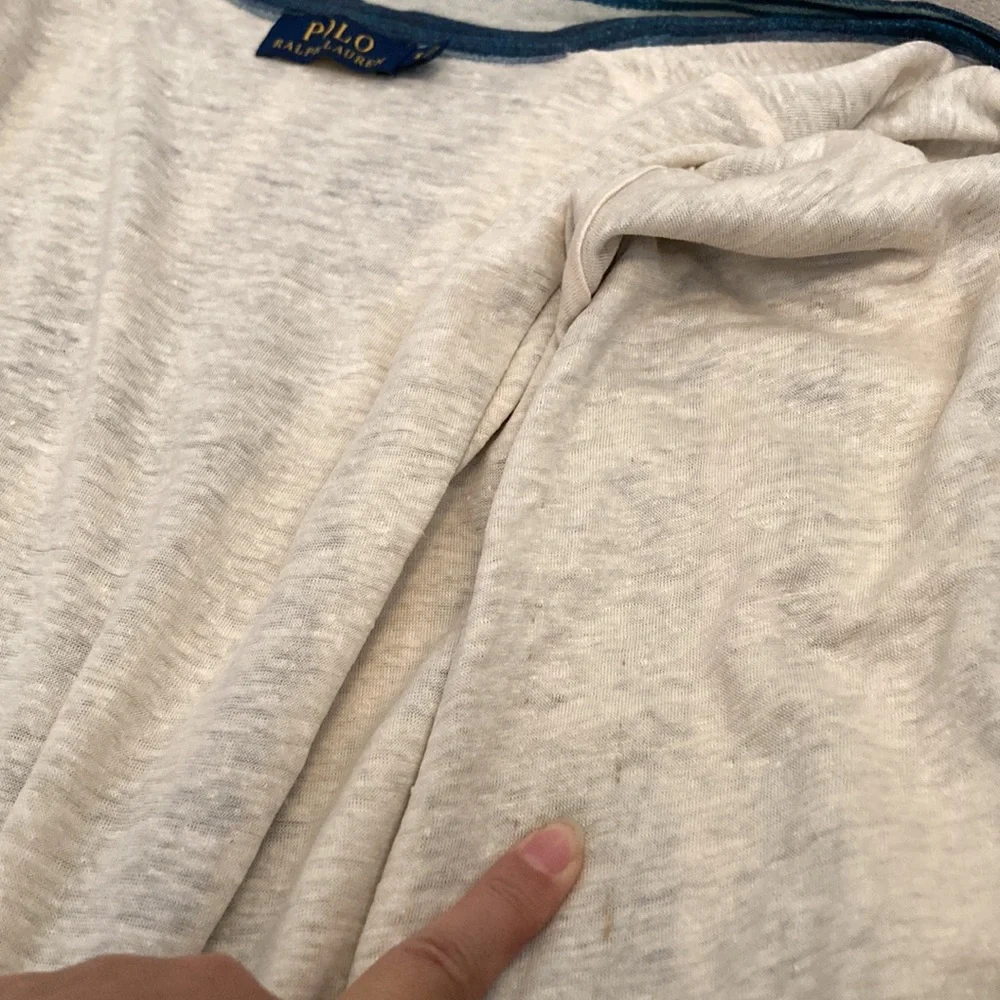 Polo Ralph Lauren Women’s Shawl Striped Open Front Short Sleeve Cardigan  Size S - Picture 11 of 14